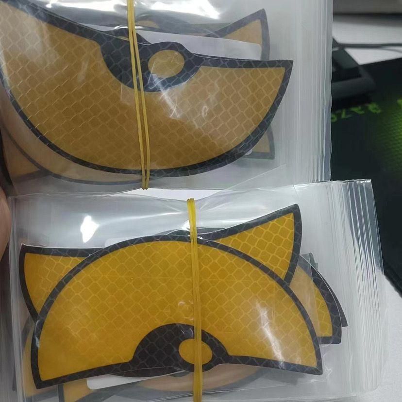 4 Pc Monster Eyes Car Reflective Stickers (Pack of 2)