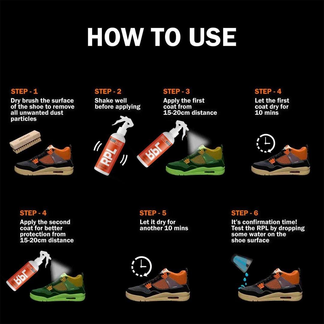 Water & Dirt Protection Shoe Spray