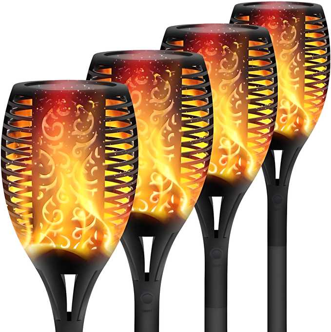 Solar Flame Torch Light ( Pack of 1)